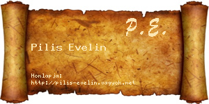 Pilis Evelin névjegykártya