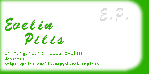 evelin pilis business card